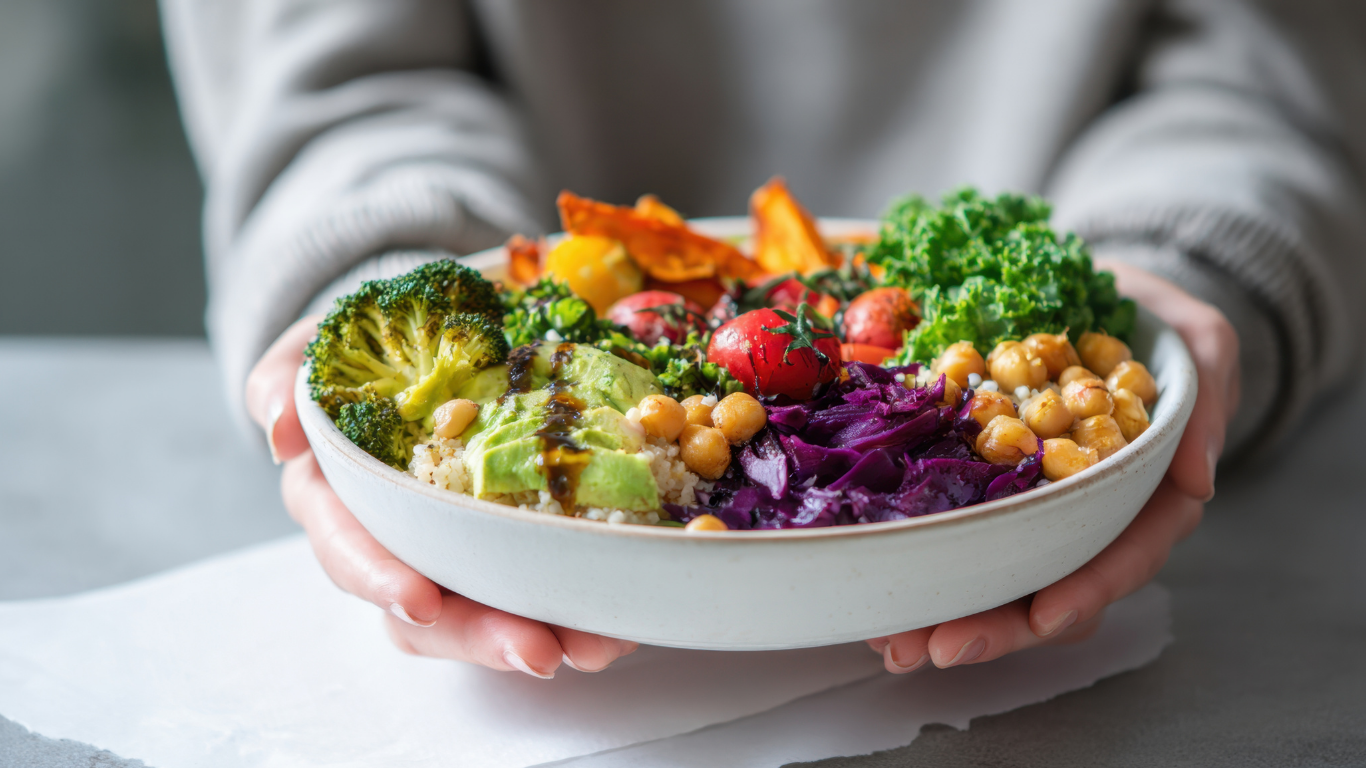 Picture of a healthy plate of keto food